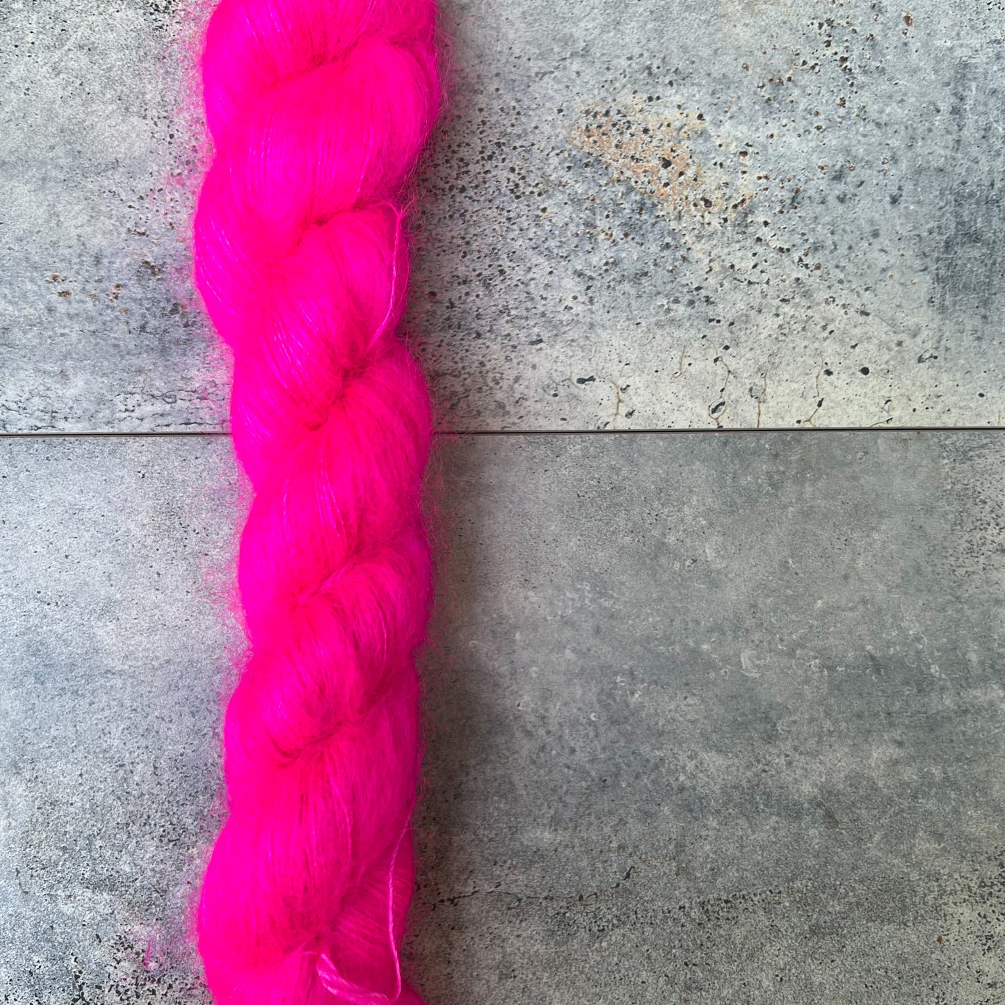 Bleeding Heart on Kid Mohair