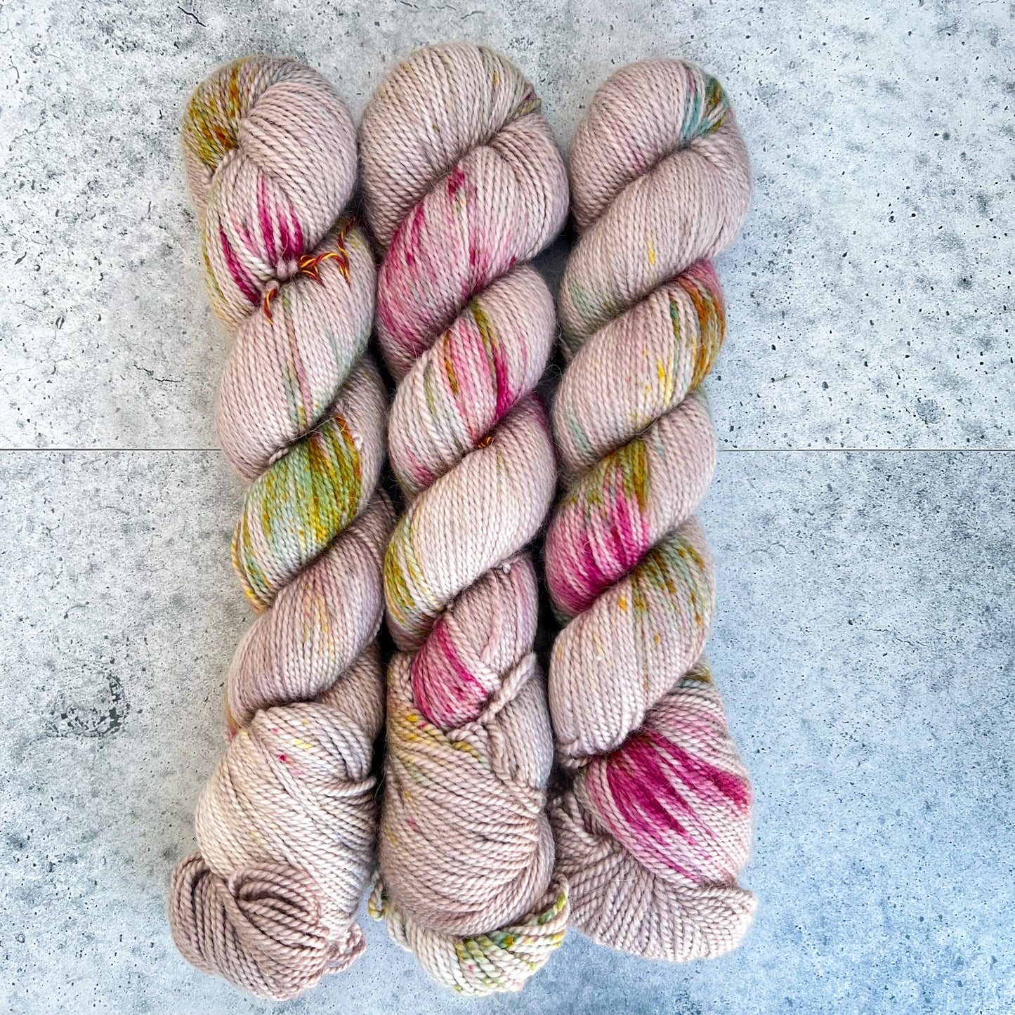 Dried Flowers on Mama Bear DK