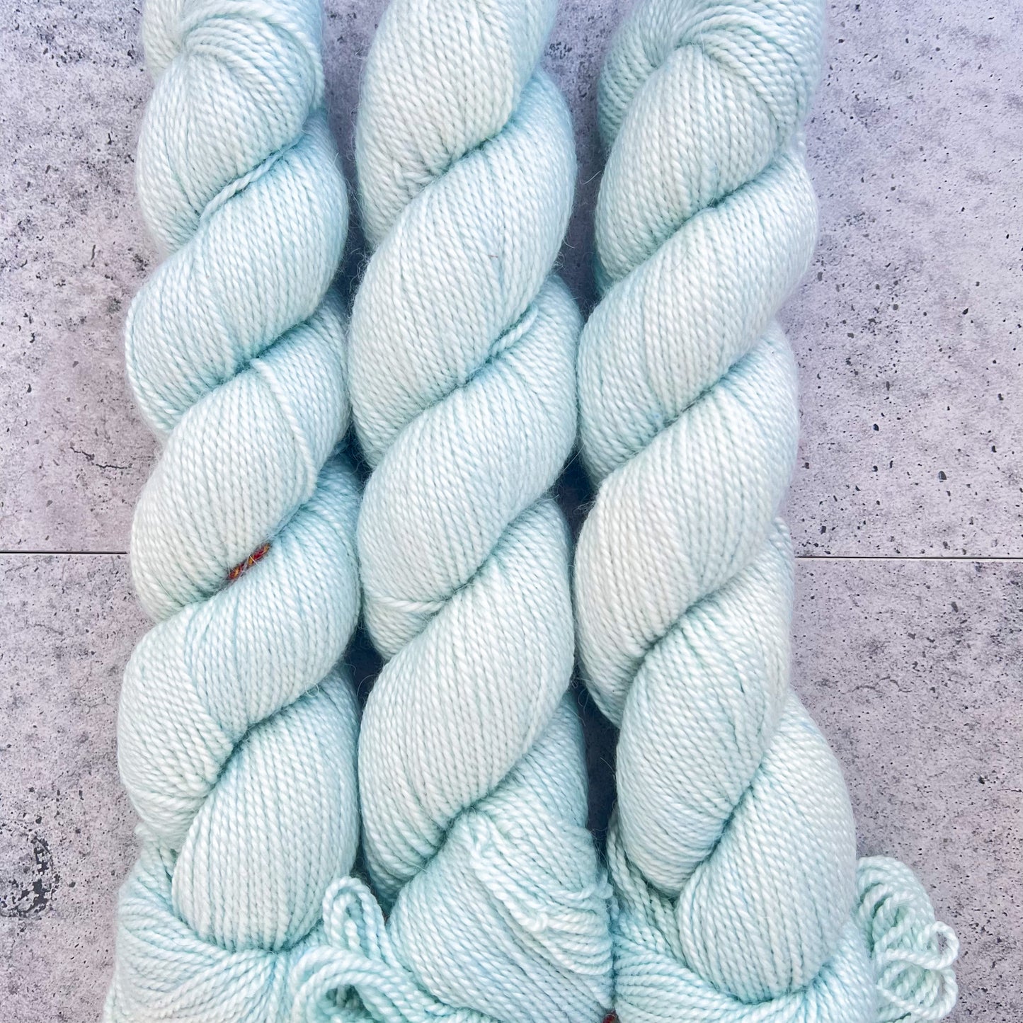 Powder Blue on Mama Bear DK