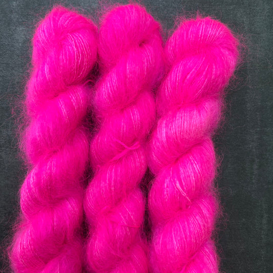 Bleeding Heart on Kid Mohair