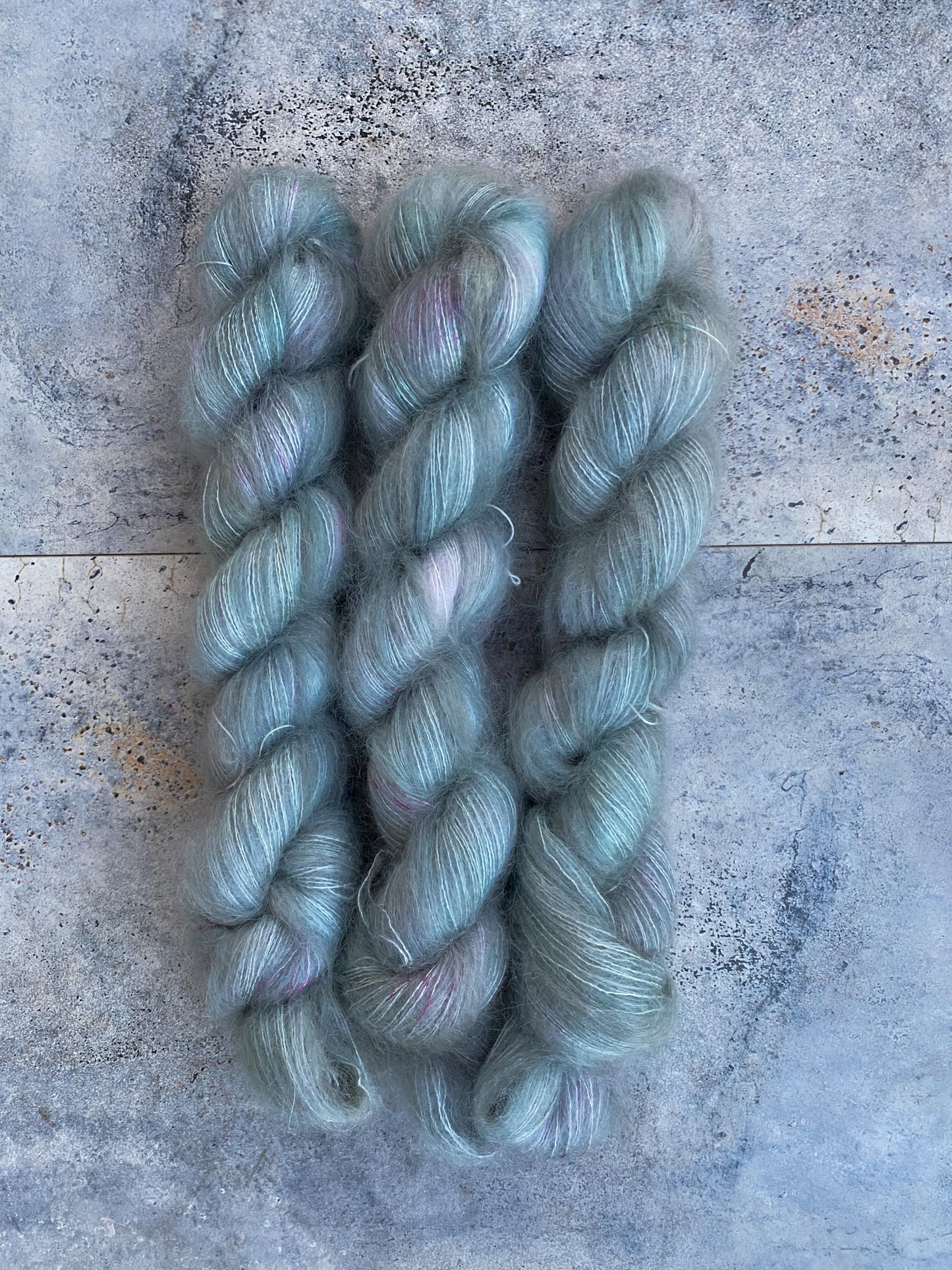 Foggy Currant on Kid Mohair