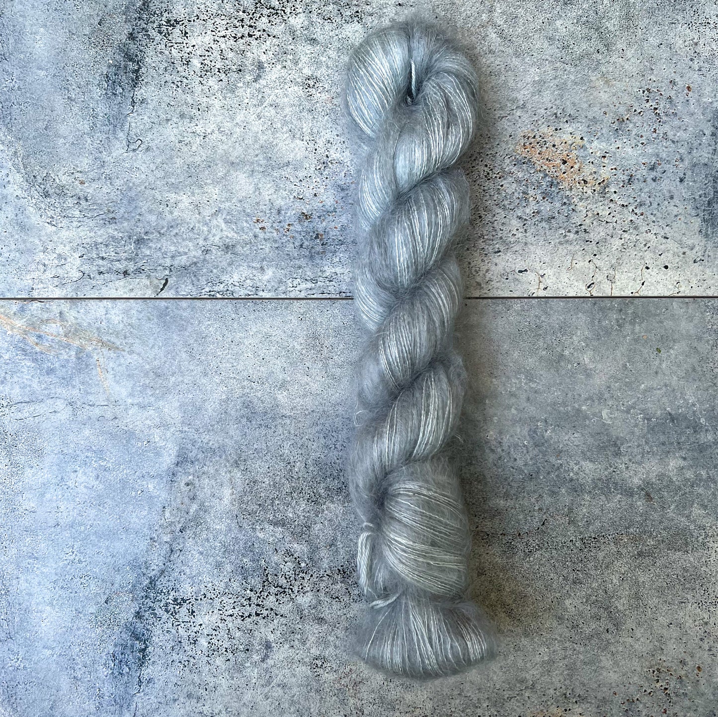 Winter Sky on Kid Mohair