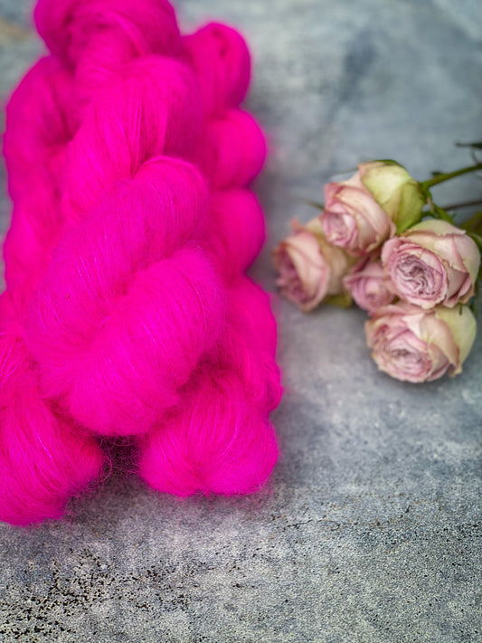 Bleeding Heart on Baby Suri Alpaca