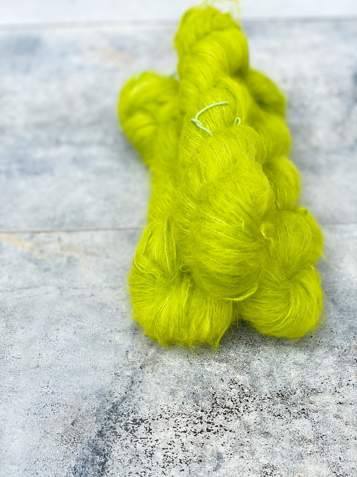 Midori Sour on Baby Suri Alpaca