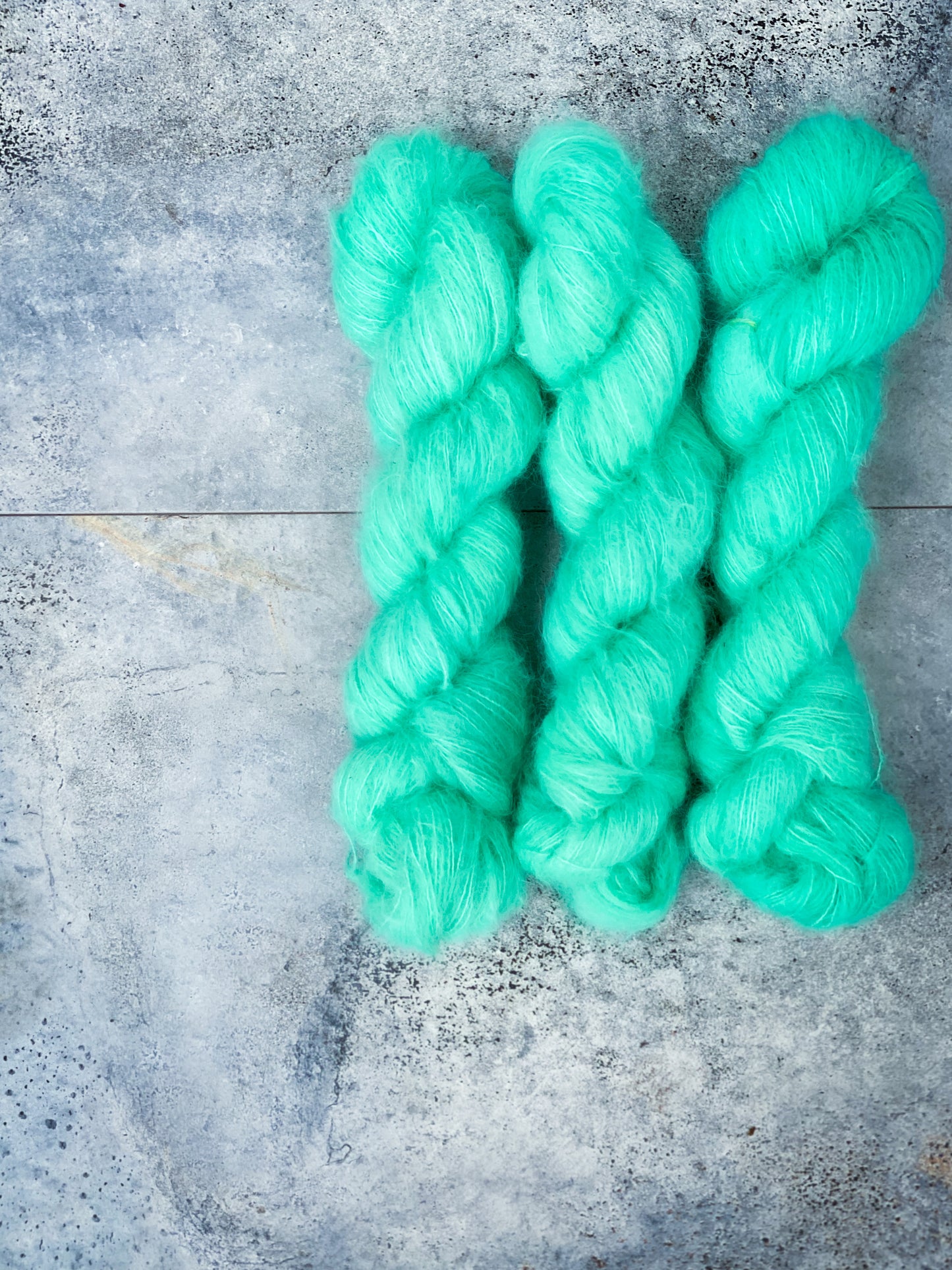 Double Mint on Baby Suri Alpaca