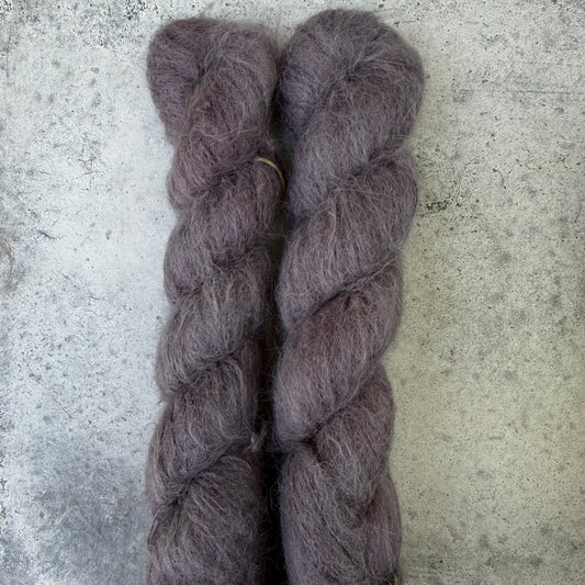 Coffee, Black on Baby Suri Alpaca