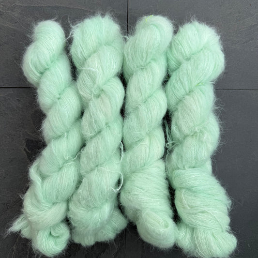 Apple Taffy on Baby Suri Alpaca