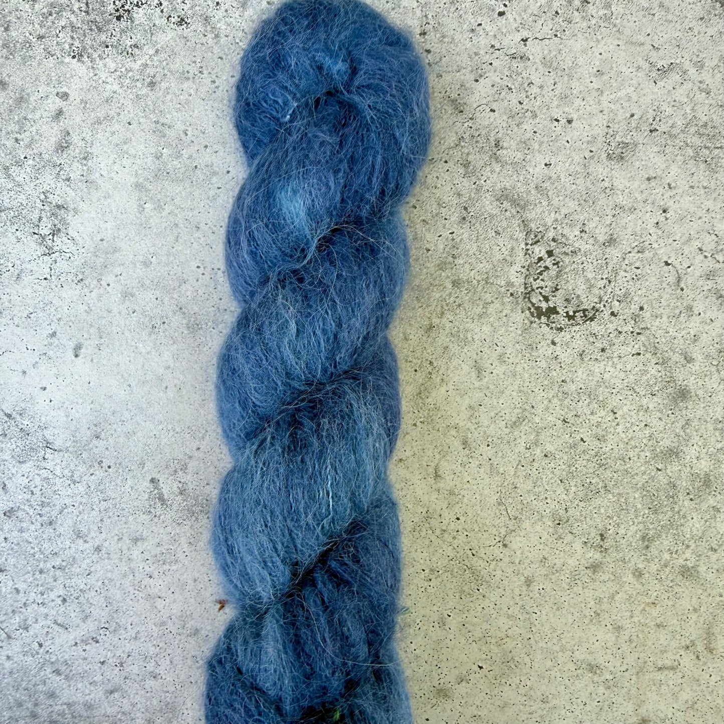 In the Navy on Baby Suri Alpaca